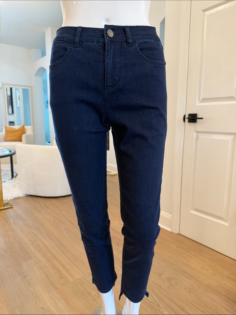 Lisa Rinna Dark Rinse Denim Jeans